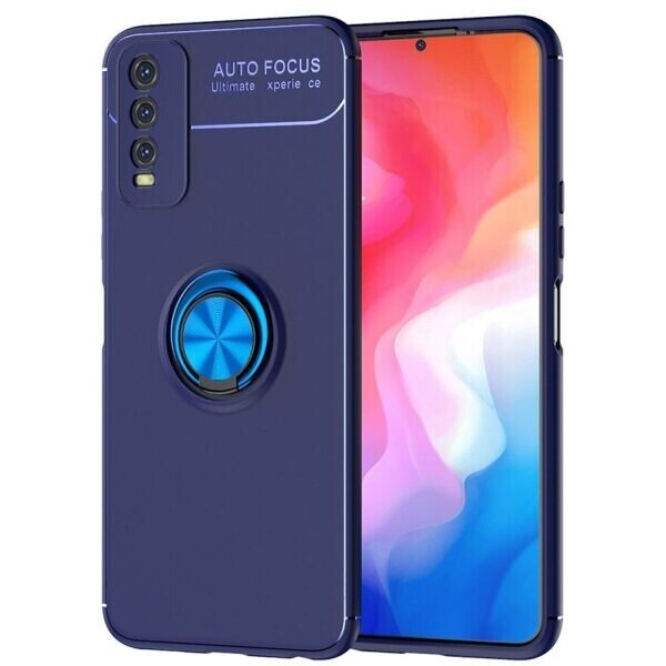 

Защитный чехол UniCase Magnetic Ring для VIVO Y20 - Dark Blue