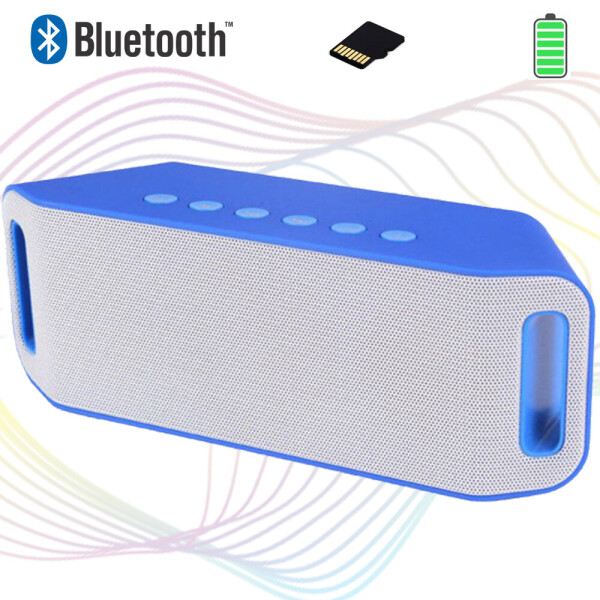 

Портативная колонка Bluetooth колонка Ukc SPS S204 MP3 плеер Синий