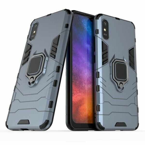 

Защитный чехол Deexe Hybrid Case для Xiaomi Redmi 9A - Blue