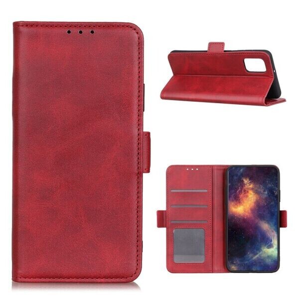 

Чехол Deexe Retro Wallet для Samsung Galaxy M51 (M515) - Red