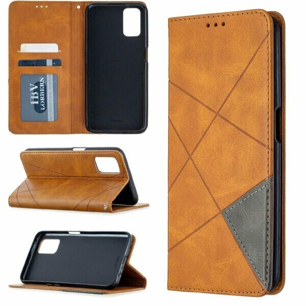 

Чехол UniCase Geometric Pattern для OPPO A52 / A72 / A92 - Brown