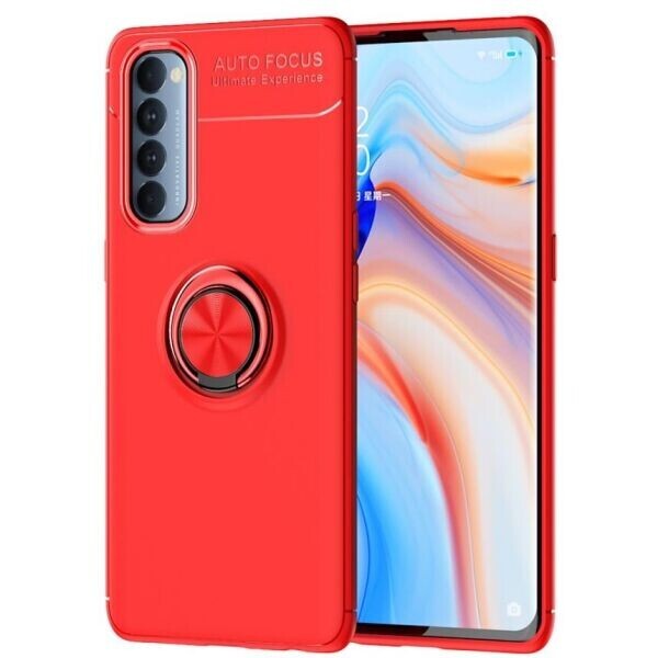 

Защитный чехол UniCase Magnetic Ring для OPPO Reno 4 Pro - Red