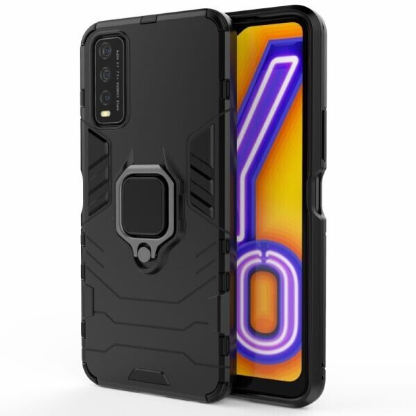 

Защитный чехол Deexe Hybrid Case для VIVO Y20 - Black