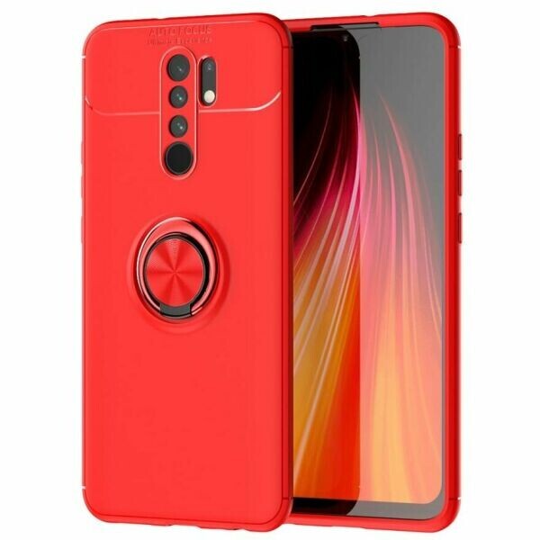 

Защитный чехол UniCase Magnetic Ring для Xiaomi Redmi 9 - Red