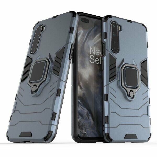 

Защитный чехол Deexe Hybrid Case для OnePlus Nord - Blue