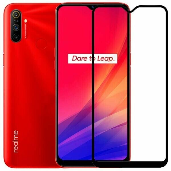 

Защитное стекло Deexe 5D Full Glue для Realme C3 - Black