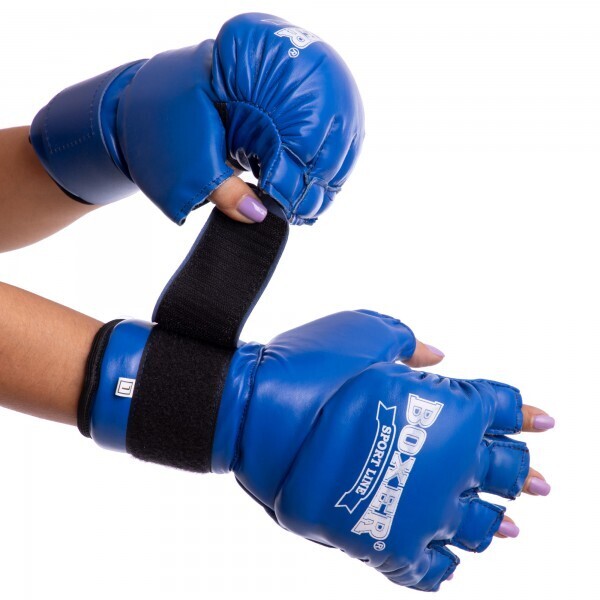 

Перчатки гибридные (Иригуми) BOXER 2019-01 р-р L,синий