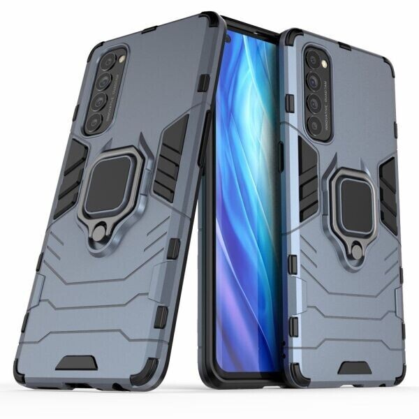

Защитный чехол Deexe Hybrid Case для OPPO Reno 4 Pro - Blue
