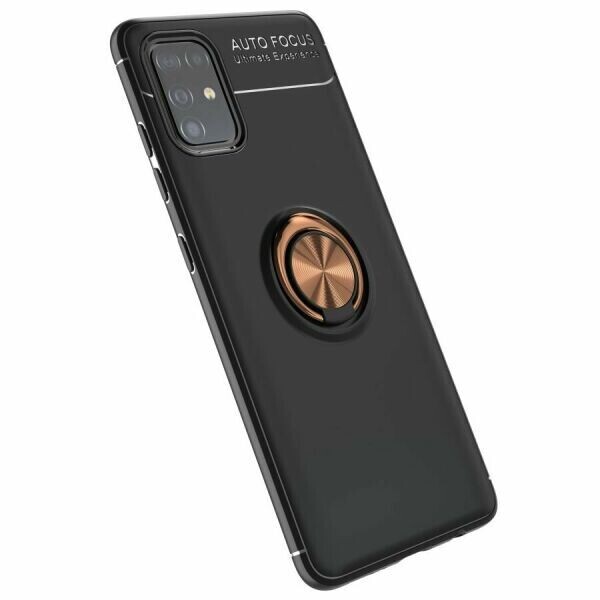

Защитный чехол UniCase Magnetic Ring для Samsung Galaxy M31s (M317) - Black / Gold