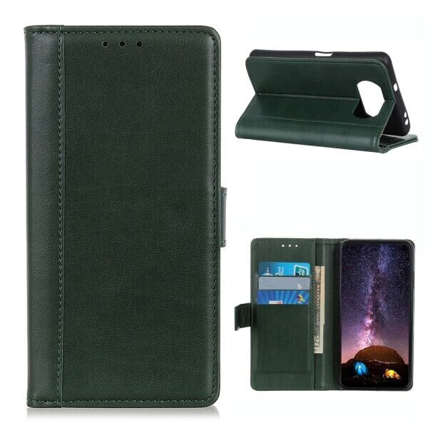 

Чехол-книжка Deexe Book Cover для Xiaomi Poco X3 - Green