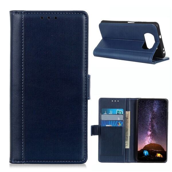 

Чехол-книжка Deexe Book Cover для Xiaomi Poco X3 - Blue