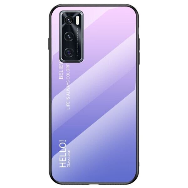 

Защитный чехол Deexe Gradient Color для VIVO V20 SE - Pink / Blue