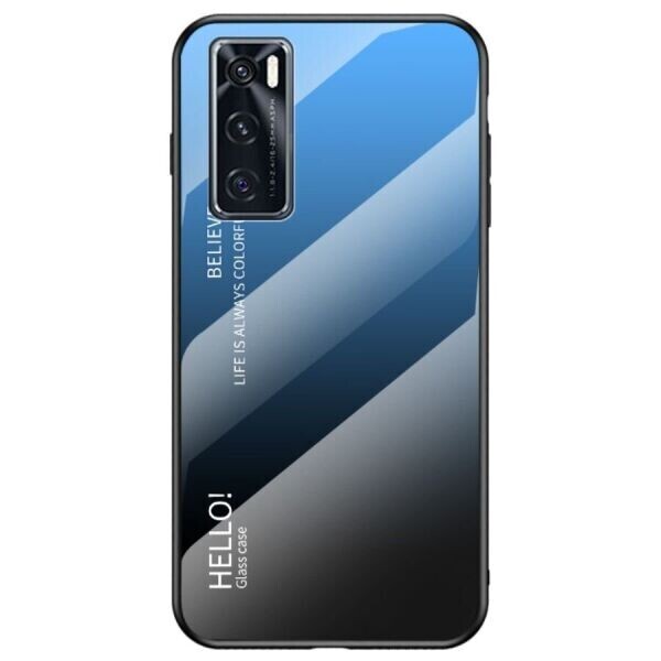 

Защитный чехол Deexe Gradient Color для VIVO V20 SE - Black / Blue