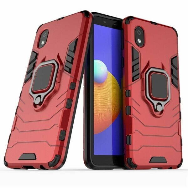 

Защитный чехол Deexe Hybrid Case для Samsung Galaxy A01 Core (A013) - Red