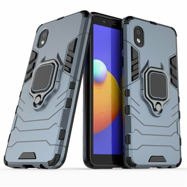 

Защитный чехол Deexe Hybrid Case для Samsung Galaxy A01 Core (A013) - Blue