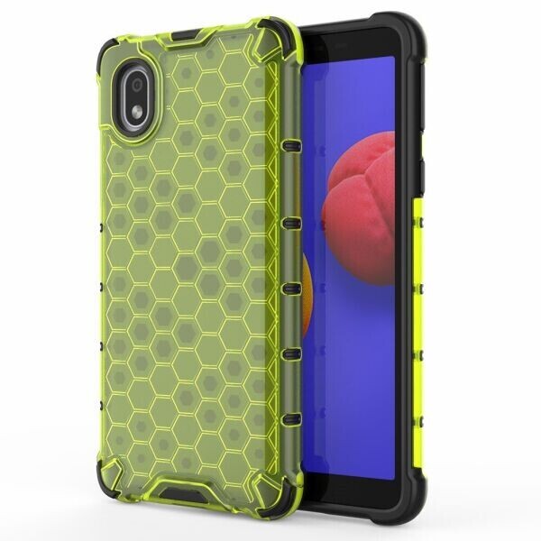 

Защитный чехол Deexe Honeycomb Series для Samsung Galaxy A01 Core (A013) - Green