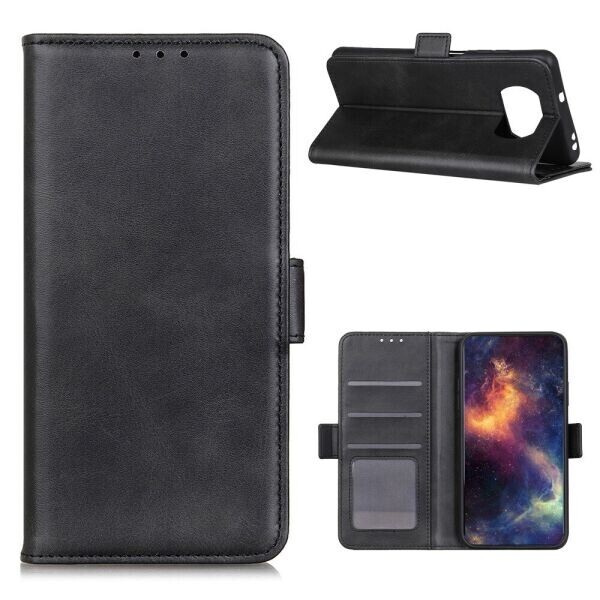 

Чехол Deexe Pocket Wallet для Xiaomi Poco X3 - Black