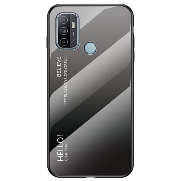 

Защитный чехол Deexe Gradient Color для OPPO A53 - Black / Ash