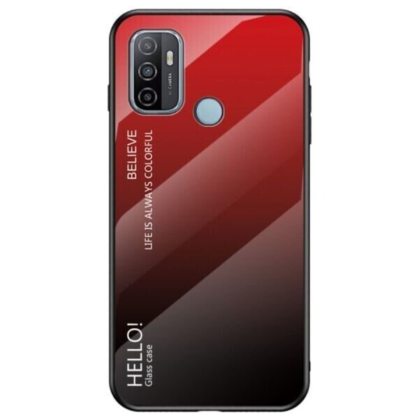

Защитный чехол Deexe Gradient Color для OPPO A53 - Red