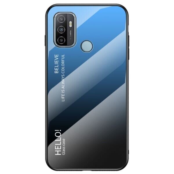 

Защитный чехол Deexe Gradient Color для OPPO A53 - Black / Blue