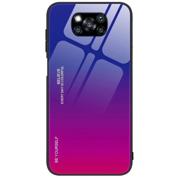 

Защитный чехол Deexe Gradient Color для Xiaomi Poco X3 - Blue / Rose