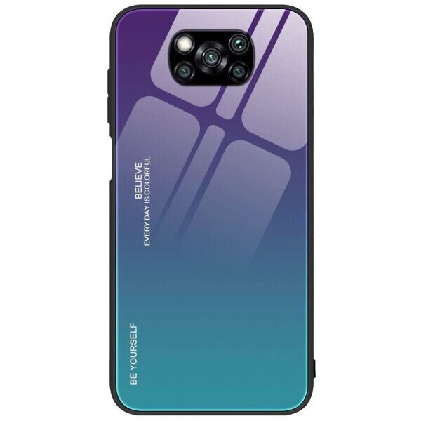 

Защитный чехол Deexe Gradient Color для Xiaomi Poco X3 - Purple / Blue