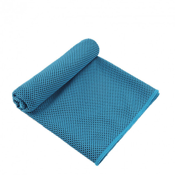 

Охлаждающее полотенце Cool Towel голубое в бутылке