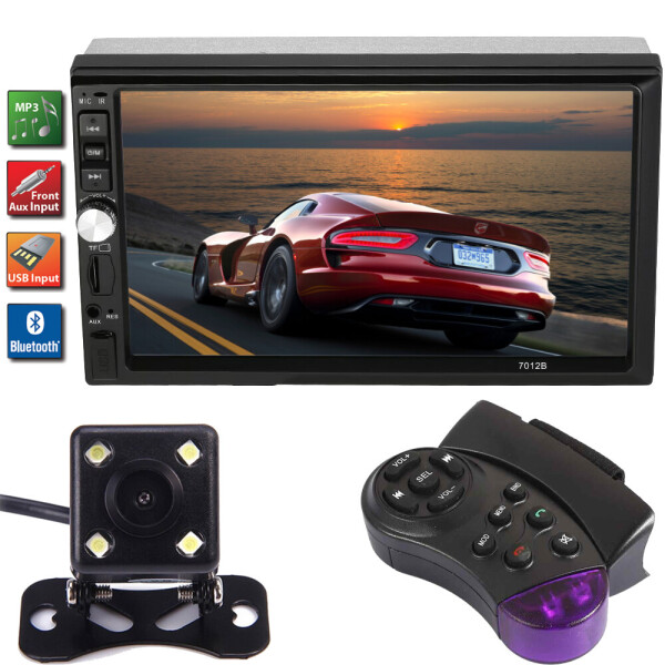 

Автомагнитола Cml-play 7012B Short размер 2DIN 7-дюймов сенсорный экран короткая+пульт на руль+камера заднего хода