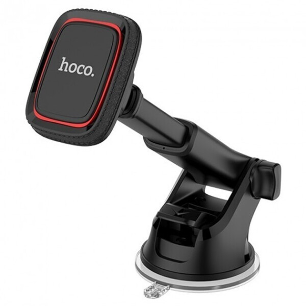 

Автомобильный держатель для смартфона Hoco CA42 Автодержатель с присоской на стекло переднюю панель авто Черный