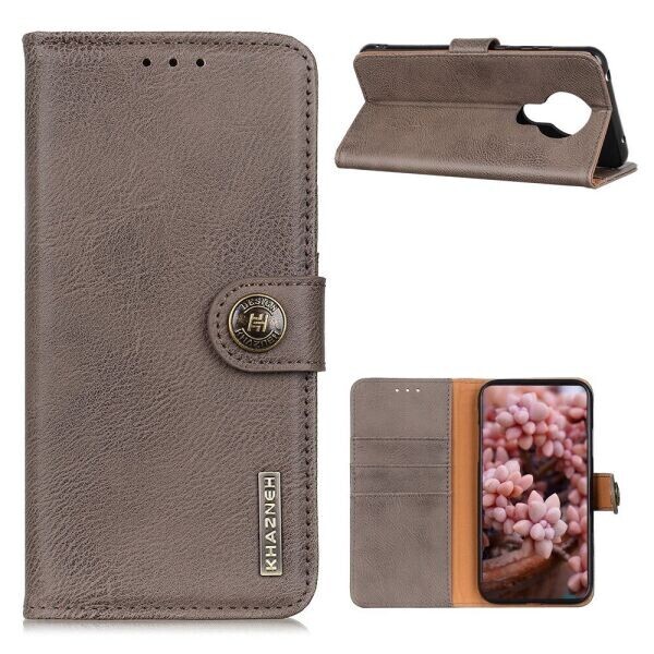 

Чехол-книжка KHAZNEH Wallet Cover для Nokia 3.4 - Light Grey