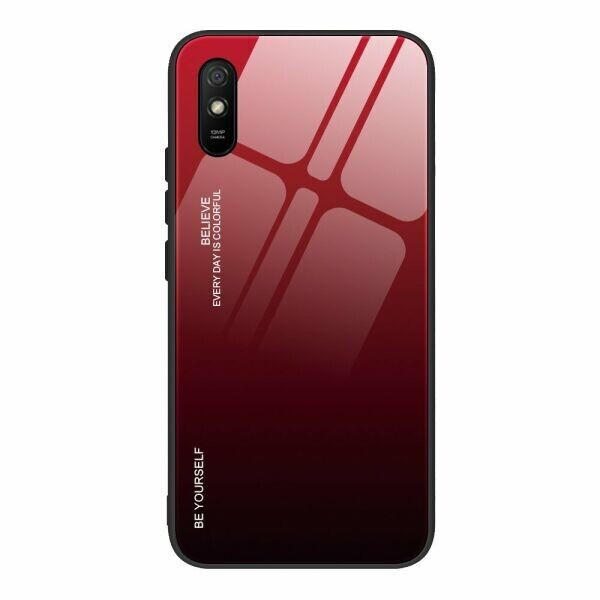 

Защитный чехол Deexe Gradient Color для Xiaomi Redmi 9A - Red / Black