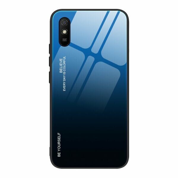

Защитный чехол Deexe Gradient Color для Xiaomi Redmi 9A - Black / Blue