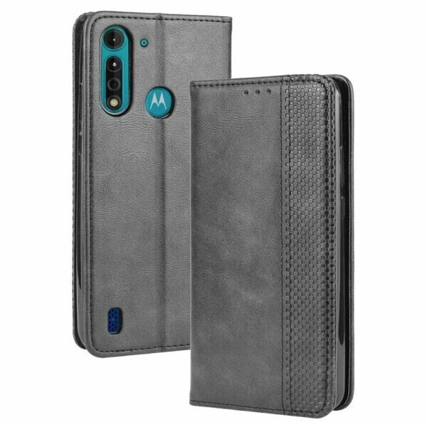 

Чехол Deexe Retro Style для Motorola Moto G8 Power Lite - Black