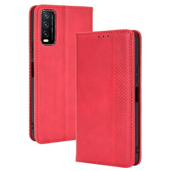

Чехол Deexe Retro Style для VIVO Y20 - Red