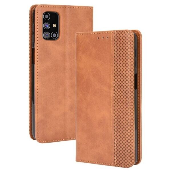 

Чехол Deexe Retro Style для Samsung Galaxy M31s (M317) - Brown
