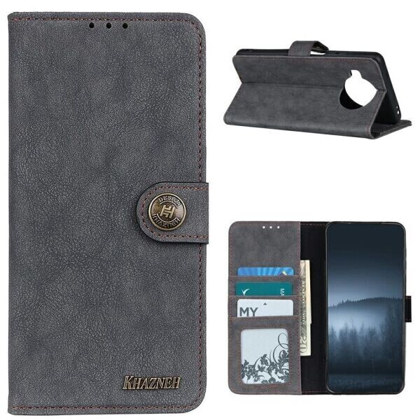 

Чехол-книжка KHAZNEH Wallet Cover для Xiaomi Mi 10T Lite - Black