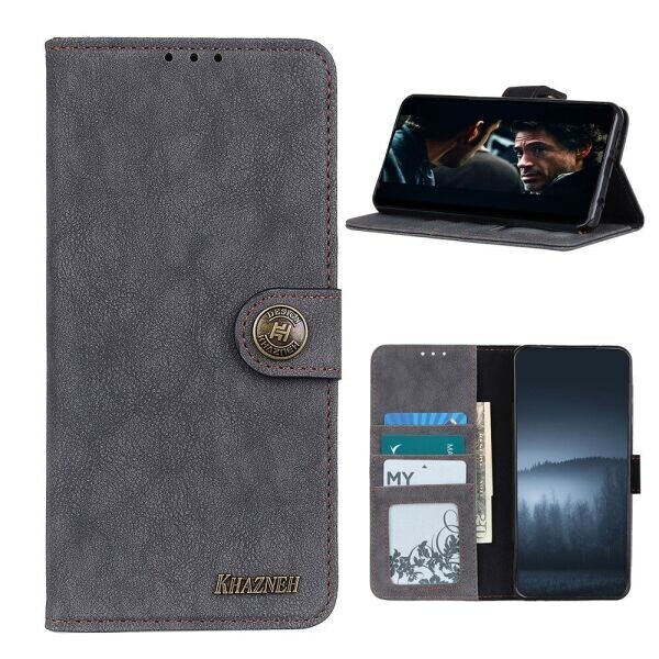 

Чехол-книжка KHAZNEH Wallet Cover для Nokia 3.4 - Grey