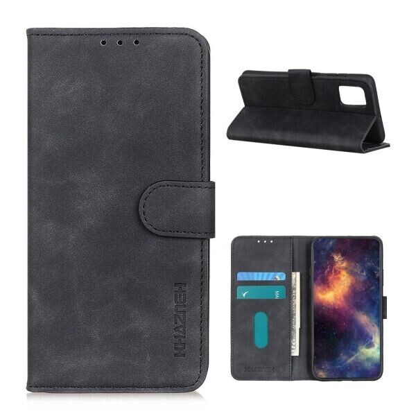 

Чехол-книжка KHAZNEH Retro Wallet для OnePlus 8T - Black