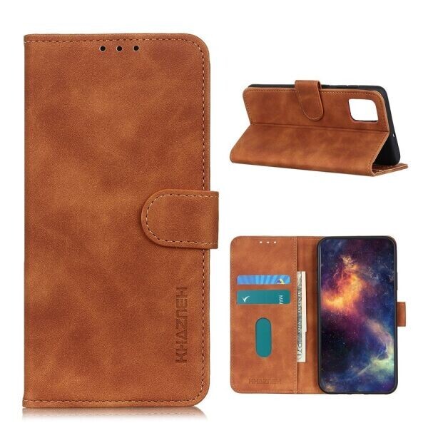 

Чехол-книжка KHAZNEH Retro Wallet для OnePlus 8T - Brown