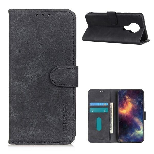 

Чехол-книжка KHAZNEH Retro Wallet для Nokia 3.4 - Black