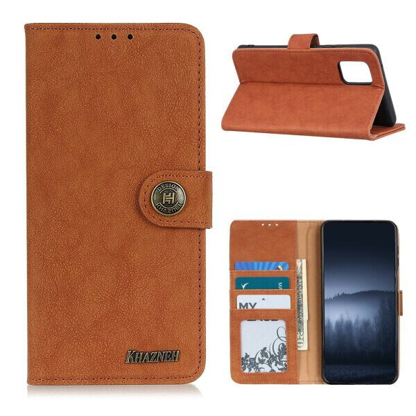 

Чехол-книжка KHAZNEH Wallet Cover для Xiaomi Mi 10T / Mi 10T Pro - Brown