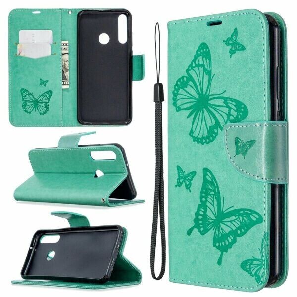 

Чехол UniCase Butterfly Pattern для Huawei Y6p - Green