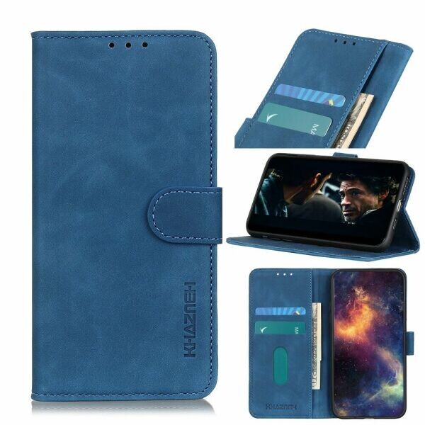 

Чехол-книжка KHAZNEH Retro Wallet для Samsung Galaxy A01 Core (A013) - Blue