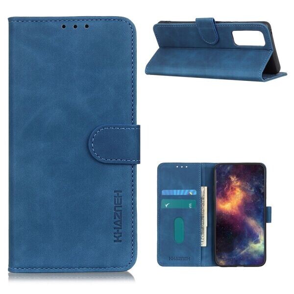 

Чехол-книжка KHAZNEH Retro Wallet для VIVO Y20 - Blue