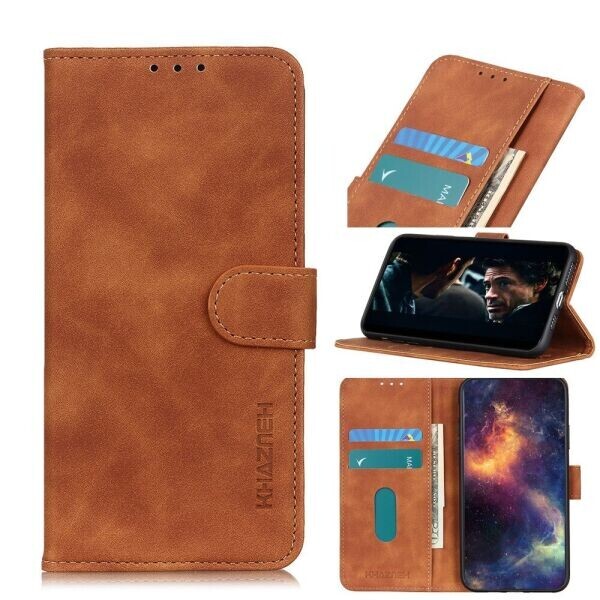 

Чехол-книжка KHAZNEH Retro Wallet для ZTE Blade A3 (2020) - Brown