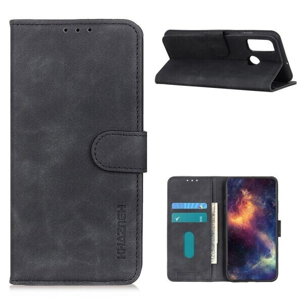 

Чехол-книжка KHAZNEH Retro Wallet для OPPO A53 - Black