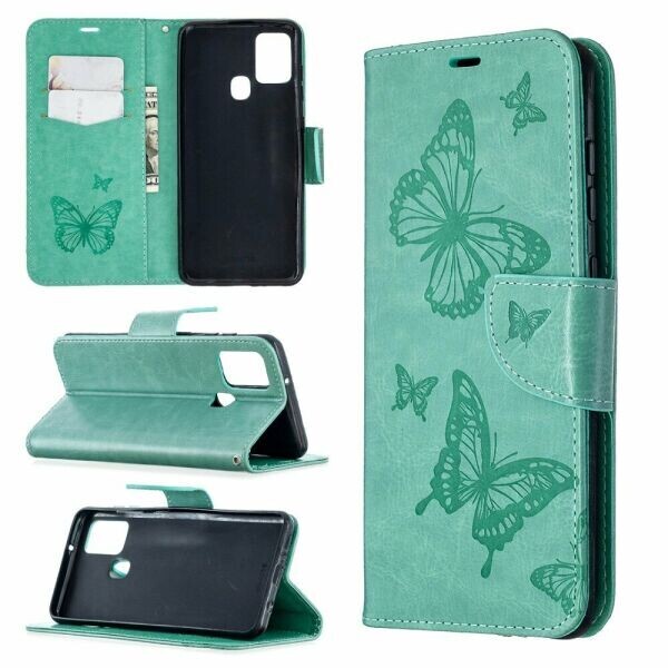 

Чехол UniCase Butterfly Pattern для Samsung Galaxy A21s (A217) - Green