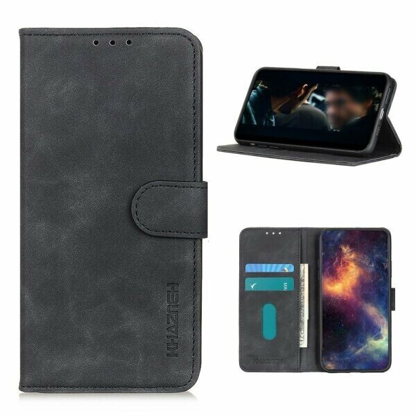 

Чехол-книжка KHAZNEH Retro Wallet для Samsung Galaxy S20 FE (G780) - Black