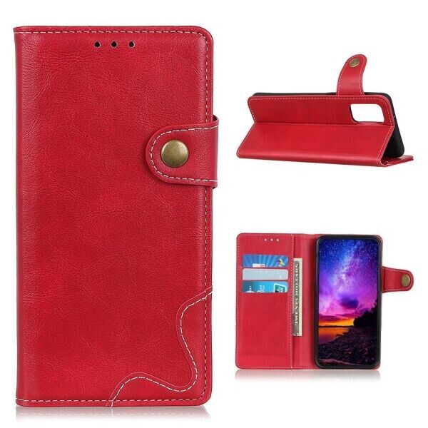 

Чехол-книжка Deexe Wallet Shell для Samsung Galaxy M51 (M515) - Red