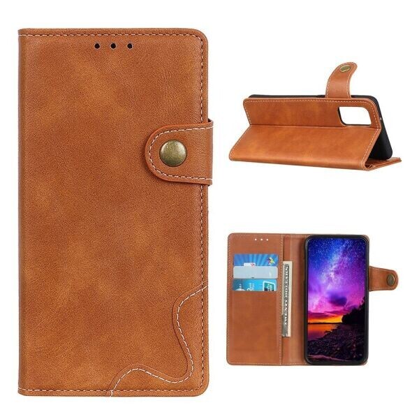 

Чехол-книжка Deexe Wallet Shell для Samsung Galaxy M51 (M515) - Brown